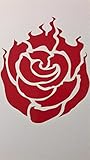 Chase Grace Studio Rwby Anime Ruby Rose Vinyl Decal Sticker|RED|Trucks Vans SUV Laptops Wall Art|5.25