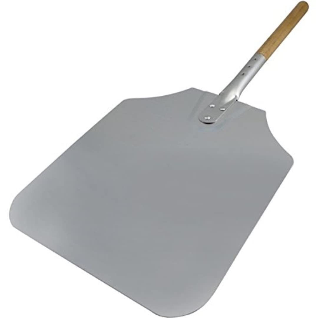 Genware NEV-PP-1252 Pizza Peel Handle, Wood, 12" x 14" Blade, 52" Length