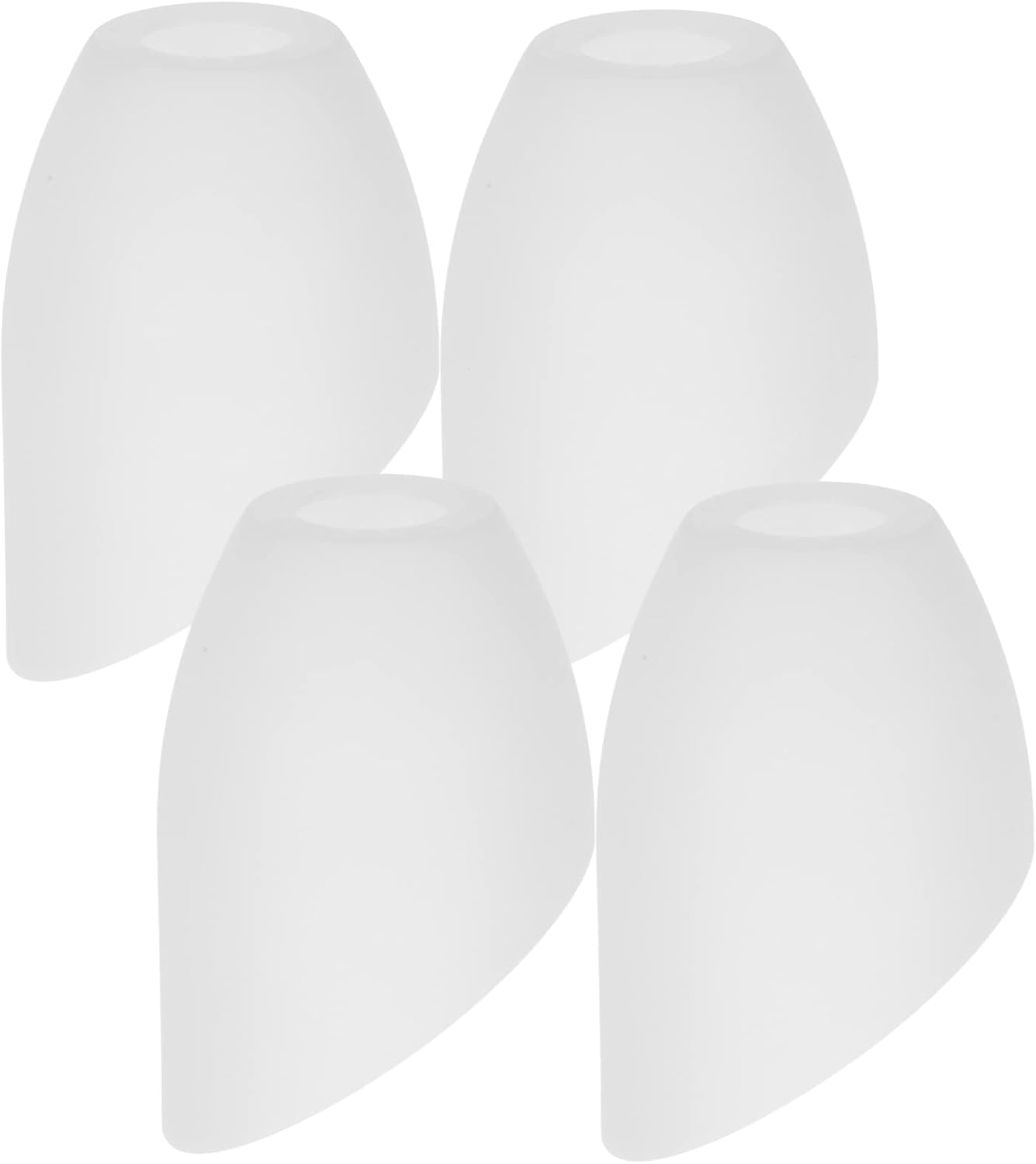 4pcs White Decorative Plastic Wall Light Shade Modern Lampshade for Home Decor Versatile Light Accessory Reusable Plastic for Bedroom and Living Room