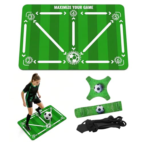 Cadeau de football pour garçons tapis RANJIMA antidérapant 90x60 cm
