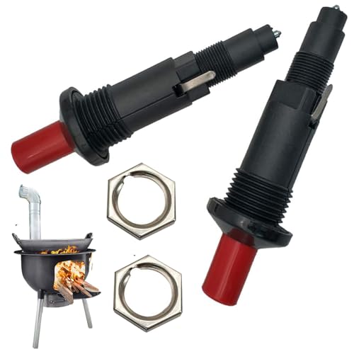 BEAHING Piezo Igniter, Grill Igniter, 2pcs Push Bottton piezo, plástico Encendedor, Encendedor de la Cocina para Chimenea de Gas, Horno de Gas