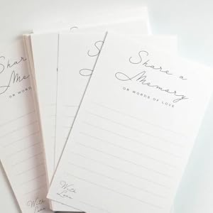 Shareamemorycardsminimalistwellwishescard4x6setof50forcelebrationoflifeweddingsanniversariesmemorialsfuneralsbirthdaysgraduationretirementgoingaway Urban Country Home Decor Share a memory cards minimalist well wishes card 4 x 6 set of 50 for celebration of life weddings anniversaries memorials funerals birthdays graduation retirement going away urban country home decor