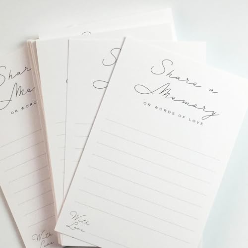 Shareamemorycardsminimalistwellwishescard4x6setof50forcelebrationoflifeweddingsanniversariesmemorialsfuneralsbirthdaysgraduationretirementgoingaway Urban Country Home Decor Share a memory cards minimalist well wishes card 4 x 6 set of 50 for celebration of life weddings anniversaries memorials funerals birthdays graduation retirement going away urban country home decor