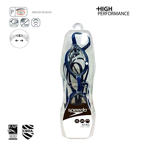 Oculos Atac Speedo Único Marinho Cristal