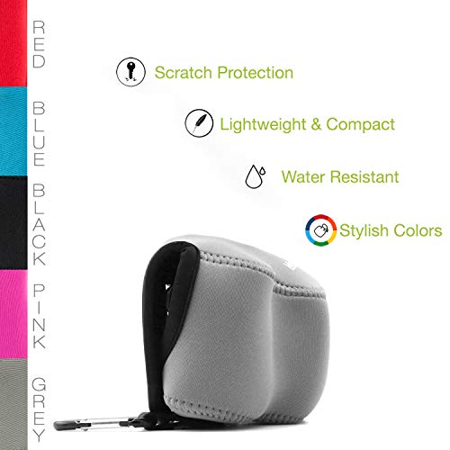 Megagear Mg064 Ultra Light Neoprene Camera Case Compatible With Sony Alpha A6400, A6500, A6300, A6000 (16-50 Mm)-Gray (Model: Mg065) #TOP5