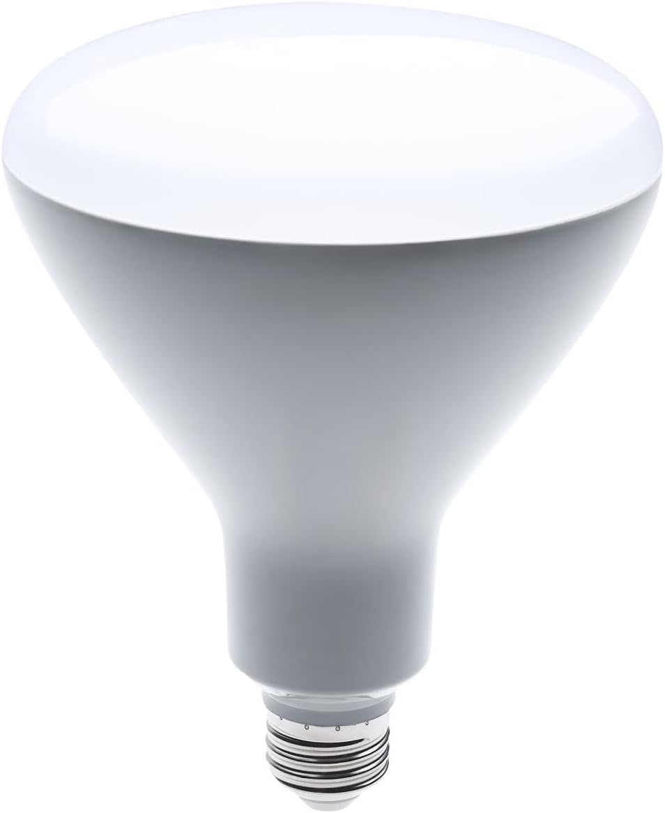 Satco S 9634 11.5 Watt; LED BR40; 2700K; 103 deg. Beam Angle; Medium Base; 120 Volt; Dimmable (12 LED Bulbs)