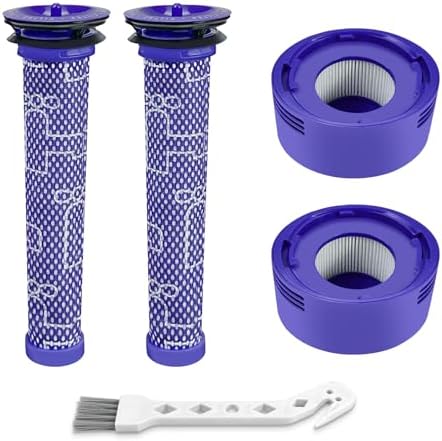 4 Pack HEPA Cordless Vacuum Filter Replacement Compatible with V7, V8, SV10