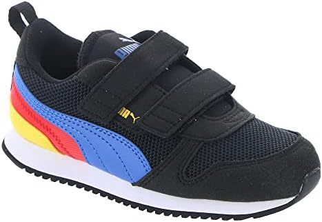 PUMA baby girls St Runner 2 Hook and Loop Sneaker, Puma Black-puma White-meadowlark, 9 Toddler US | Image 3