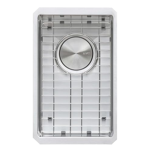 Image of Ruvati 10-inch Rounded Corners Undermount Wet Bar Prep Sink Tight Radius - 16 Gauge Stainless Steel Bar Sink Single Bowl with Brushed Finish hides scratches, Easy-to-Clean Undermount Sinks - RVH7010