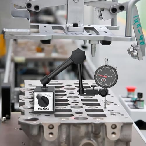 HDLNKAK Dial Indicator Gauge and Magnetic Base, 0-1"/0.001"Dial Indicator with 176lbs (80kg) Max Pull Magnetic Base, Measuring Tool for 3D Printer, Table Saw Measurement, Auto Repair and CNC Machine by HDLNKAK - Image 5