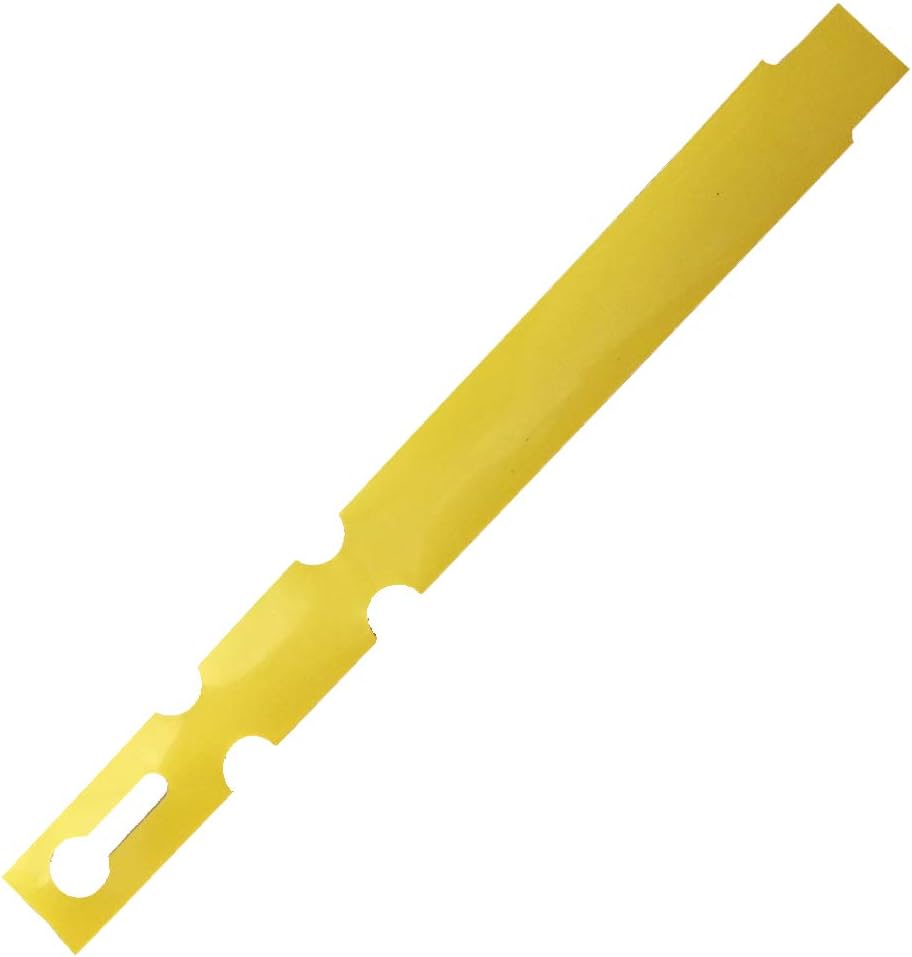 5" x 1/2" Yellow - 2,000 Pcs - Plastic Plant Tags and Labels - Wrap Around Thermal Plastic - Nursery Garden Tree Labels | Made in The USA |