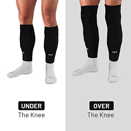 TEKKERZ Soccer Football Leg Sleeves Provides Premium Moister Wicking Materials and Compression.
