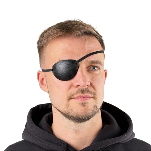 ANUDRA Faux Leather Eye Patch, Eye Patch, Man Eye Patch,
