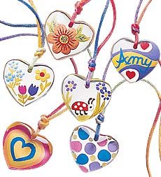 Color My Heart Pendant Necklace Craft Kit