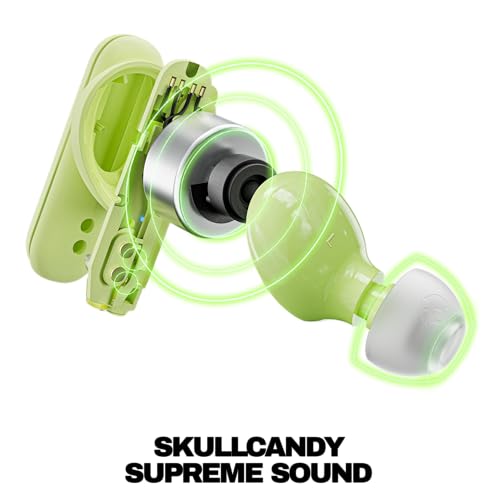 Skullcandy Smokin’ Buds Wireless Noise Isolating Earbuds - Matcha