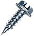 malco hw8x1zrb 1" painted zip in screws