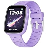 TICTIKY Smart Watch for Kids No Phone No APP Needed, 1.83" AMOLED Screen Fitness Tracker Watch with Pedometer, Kids Smart Watch with Heart Rate/Sleep Monitor, IP68 Waterproof for Girls 5-12
