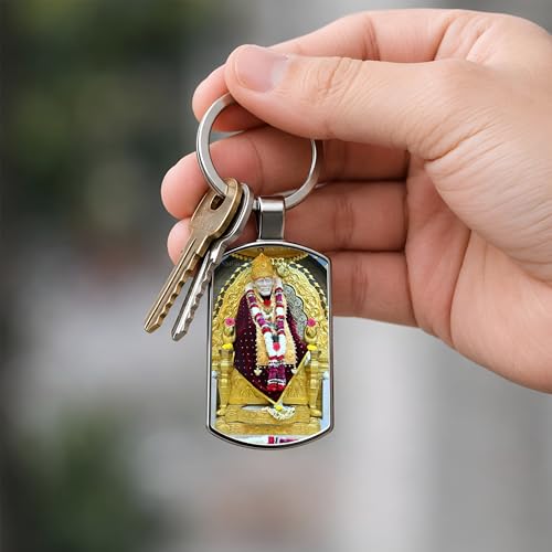 Image of Premium Printed Metal Keychain for Men & Women | High-Definition Artwork Print | Durable Key Ring for Car, Bike, Home & Office Keys | Stylish Decorative Key Holder Gift