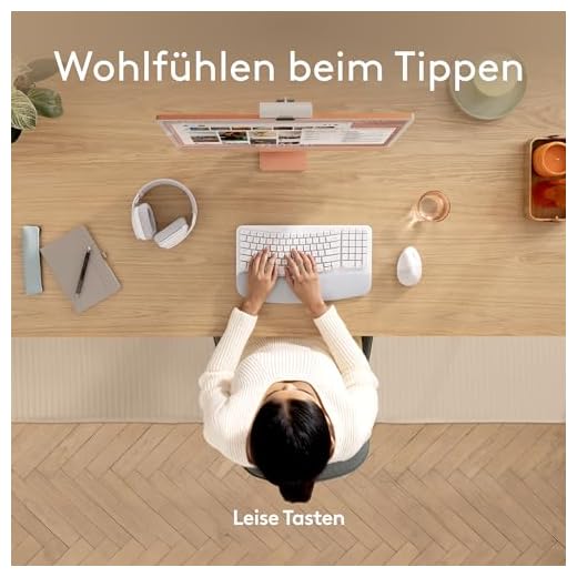 Logitech Wave Keys für Mac - Ergonomische Tastatur