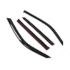 Tuningpros WD2-728 Dark Smoke 4 Pcs Set Window Visor (Outside Mount) Deflector Rain Guard Compatible with 2010-2016 Mercedes-Benz GLK300 GLK350 #1