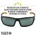 Klein Tools 60539 Safety Glasses, Professional PPE Protective Eyewear, Full Frame, Scratch Resistant and Anti-Fog, Polarized Lens