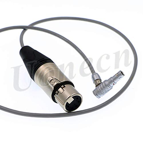 Uonecn Audio Cable for ARRI Alexa Mini Camera XLR 5-Pin Female to Right Angle 5 Pin Male Cord