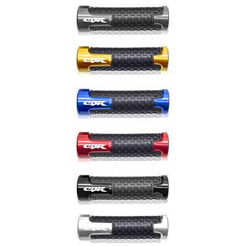 7/8" 22mm Motorcycle Handlebar Grip For Honda CBR60F CBR125R CBR150R CBR250R CBR400 NC23 NC29 CBR600 F2 F3 F4 F4i CBR600RR CBR900RR CBR954RR CBR1000RR (Red)