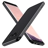 iVoler Cover in Silicone per Samsung Galaxy S8+ / Samsung Galaxy S8 Plus con Protezione Della Fotocamera, Ultra Sottile Custodia in TPU Morbida Anti-Graffio Antiurto Protettiva Case, Nero