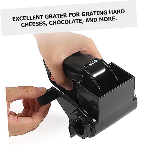 Rallador manual de queso con mango ergonómico negro miniatura 5