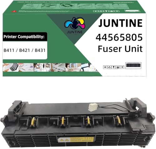 JUNTINE 44565805 Fuser Unit Original Refurbished Replacement for Okidata 44565805 Fuser Unit Compatible with Okidata B411 B421 B431 Printers(110V- 120K)