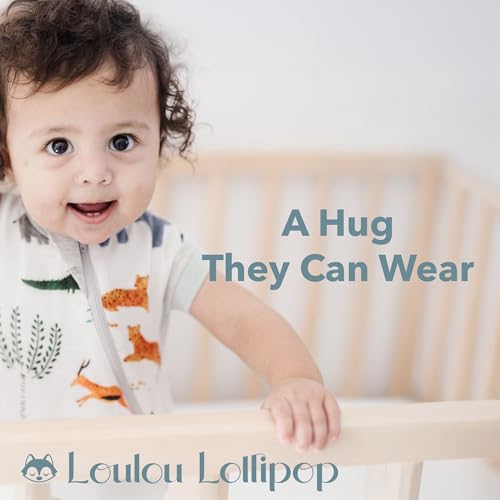 Image of Loulou Lollipop Tencel Lyocell Wearable Baby Blanket Sleeping Bag, Unisex Infant Toddler, 1.0 TOG, 2-Way Zipper Sleepsack