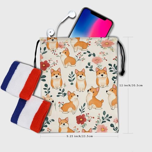 Image of Nerxy Pet Gymnastics Grip Bag Dog Cat Drawstring Grip Bags Puppy Shoe Bag Gym Storage Pouch