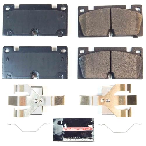 Image of PowerStop Z23 Performance Carbon Fiber Ceramic Brake Pads Front Z23-2498 | Chevy Colorado, GMC Canyon Carbon Fiber Ceramic Brake Pads + Installation Hardware