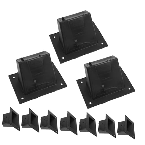 POPETPOP 10pcs Recessed Speaker Cabinet Handles Heavy Duty Pulls for Audio Equipment Stage and Event Use Stylish Design Resistant to Damage