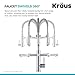 KRAUS Artec Pro (1 st Gen) Commercial Style Pre-Rinse Single Handle Kitchen Faucet (No Pull Down) with Pot Filler inChrome, KPF-1603CH