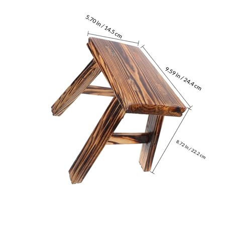 Support de plante et tabouret en bois massif multifonction - 3