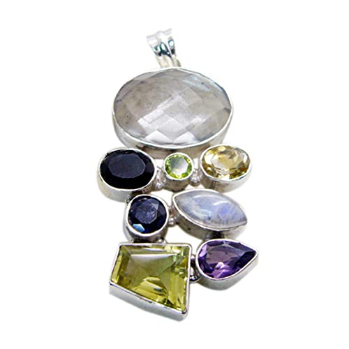 Pendentif en Argent Sterling 925 multi réglage pour collier de mariage