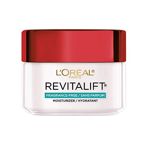 L'Oreal Paris Skincare Revitalift Anti-Aging Face and Neck Moisturizer Fragrance and Paraben Free with Pro-Retinol and Centella Asiatica, Suitable for Sensitive Skin, 1.7 oz. (Fragrance Free, 1.7 oz.)