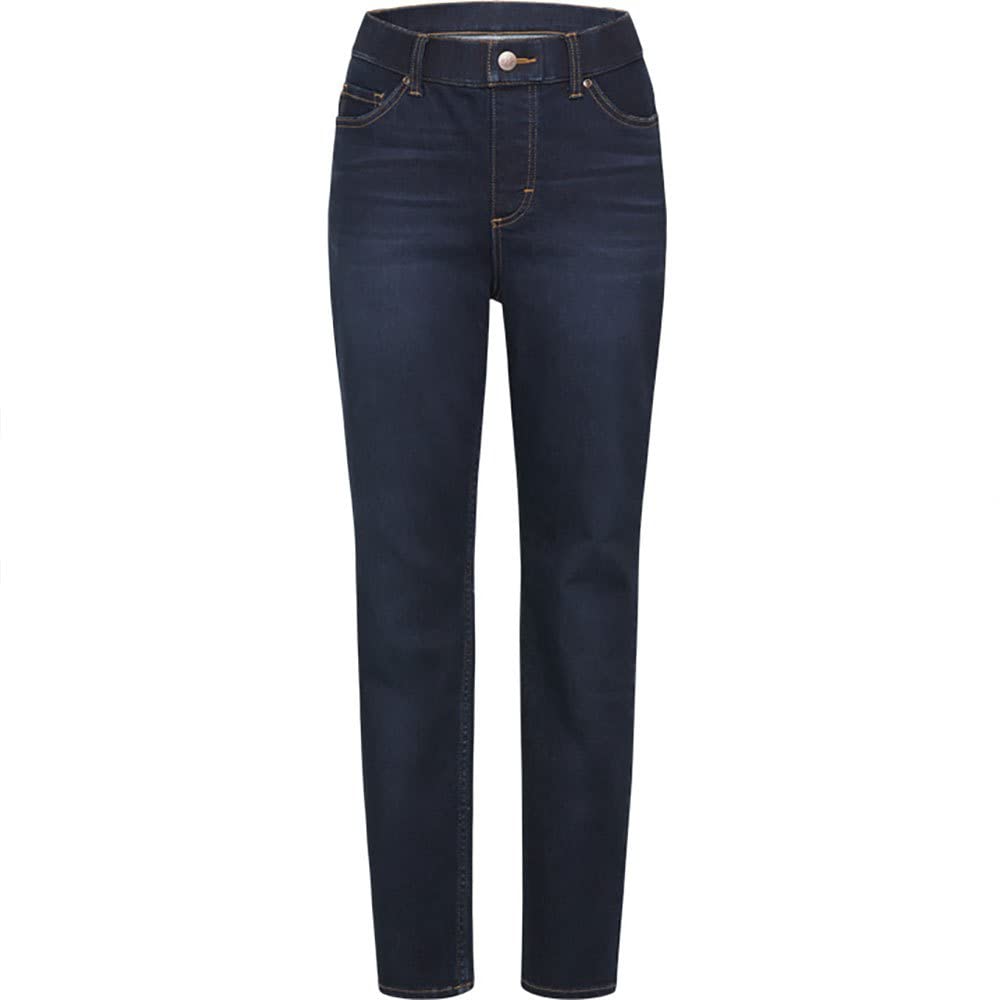 Lee Women's SHAPE SKINNY Jeans, Darkest Night, 27W x 31L