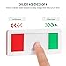 TEHAUX 20pcs Vacant Occupied Privacy Sign, 3.9 x 1.6 inch Privacy Door Sign Do Not Disturb On Off Slider Status for Office Bathroom Restroom Meeting Room