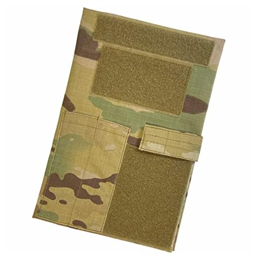 OCP Green Military Log Book Cover, Army Tactical Notebook Cover, OCP Book Cover 5.5”X 8”