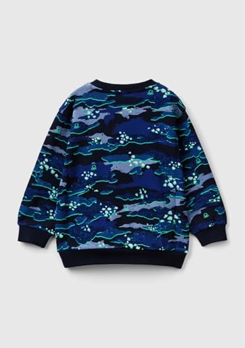 Sweat à capuche garçon Benetton en coton doux pour enfant
