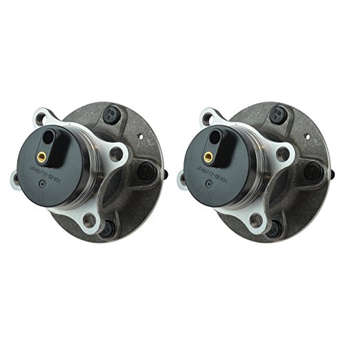 Image of TRQ 2 Piece Rear Passenger Side Driver & Passenger Side Wheel Bearing & Hub Assembly Set Compatible with 2008-2013 Suzuki SX4