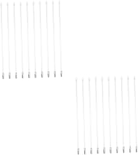 Housoutil 20 Peças Persianas De Haste Veneziana Para Janelas Acessórios De Cortina Ganchos Transparentes Persianas Ganchos Tratamentos De Janela Persianas Verticais Persianas Vara