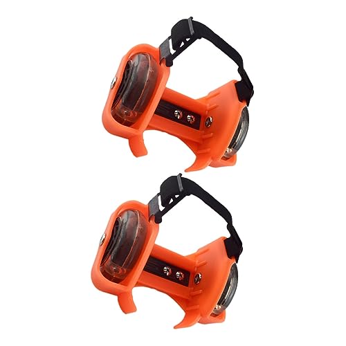 Abaodam Glowing Shoe Wheels Boys and Girls Roller Skates Decorative Heel Wheel Easy to Use