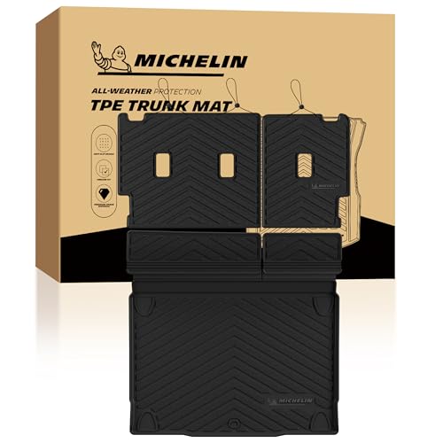 Image of Michelin Vehicle Mats, All-Weather TPE Custom Fit Liner for 2021-2026 Ford Bronco 4-Door (3 Piece), Premier