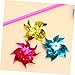 GALPADA Outdoor Plastic Pinwheel Windmill Garden Pinwheels Decor Spinners Boys and Girls Toy Windmill Toy for Boys and Girls for Garden Party Room Decor