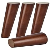 Bois massif durable : les pieds de meubles en bois TCHOSUZ sont fabriqués en bois d'hévéa respectueux de l'environnement et bien finis avec un revêtement en noyer à 2 couches. Le matériau en bois massif permet au produit de supporter plus de 113,4 kg. Avec son humidité < 12%, pas de coléoptère, pas de moisi, assure la sécurité à utiliser à la maison.