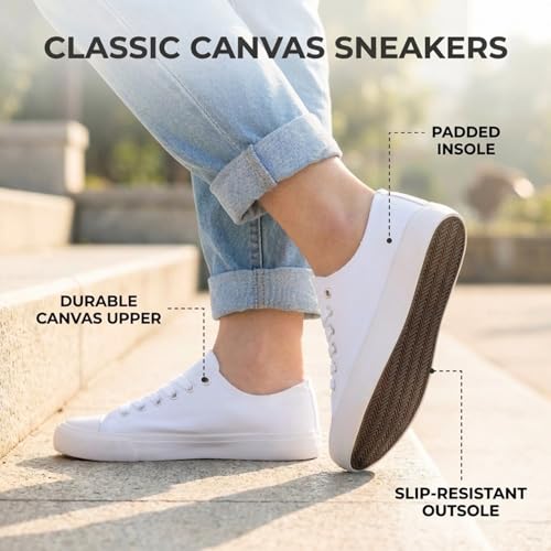 Image of Canvas Shoes for Women, Women's Fashion Sneakers