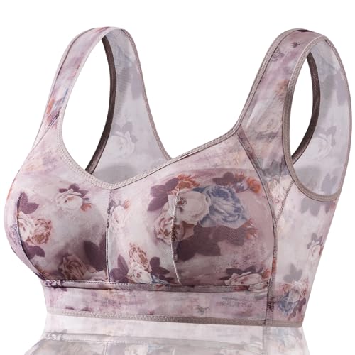 Image of Smoothing Bra Anti Sagging Wireless Push Up Bras for Women No Underwire Full Coverage Bra Comfy Bras for Women